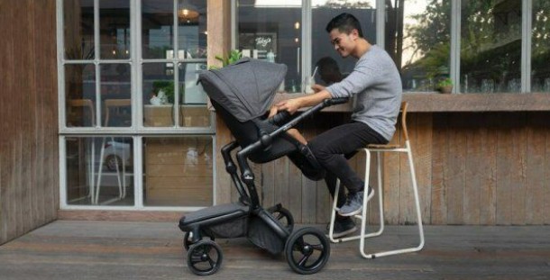 luxuriöser Kinderwagen